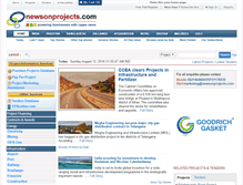 Tablet Screenshot of newsonprojects.com